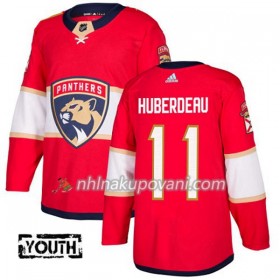 Florida Panthers Dresy Jonathan Huberdeau 11 Červená 2017-2018 Adidas Authentic - Dětské
